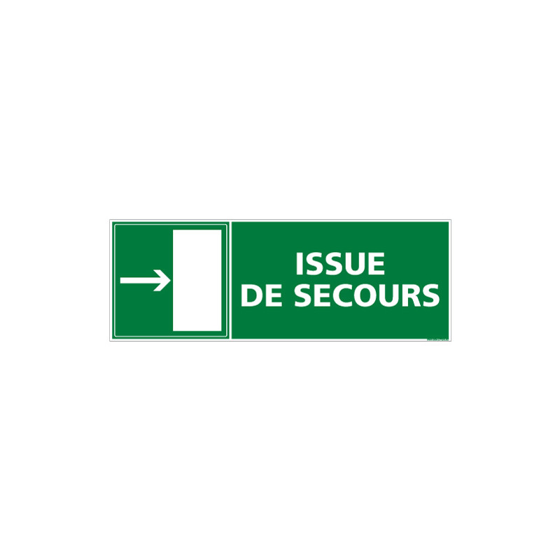 PANNEAU SORTIE ISSUE DE SECOURS (DROITE) (B0139)