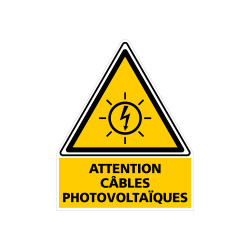 Attention câbles photovoltaïques