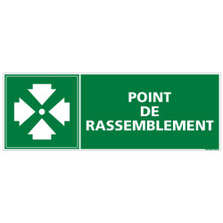 PANNEAU POINT DE RASSEMBLEMENT (B0163)
