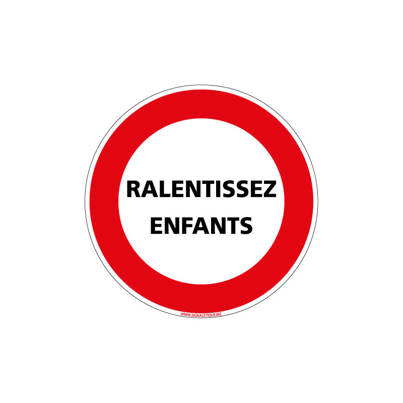 PANNEAU RALENTISSEZ ENFANTS (L0282)