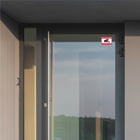 Lot De 8 Stickers Alarme Télésurveillance - Fabrication Française - Résistants Aux Intempéries - Dissuasion Visuelle