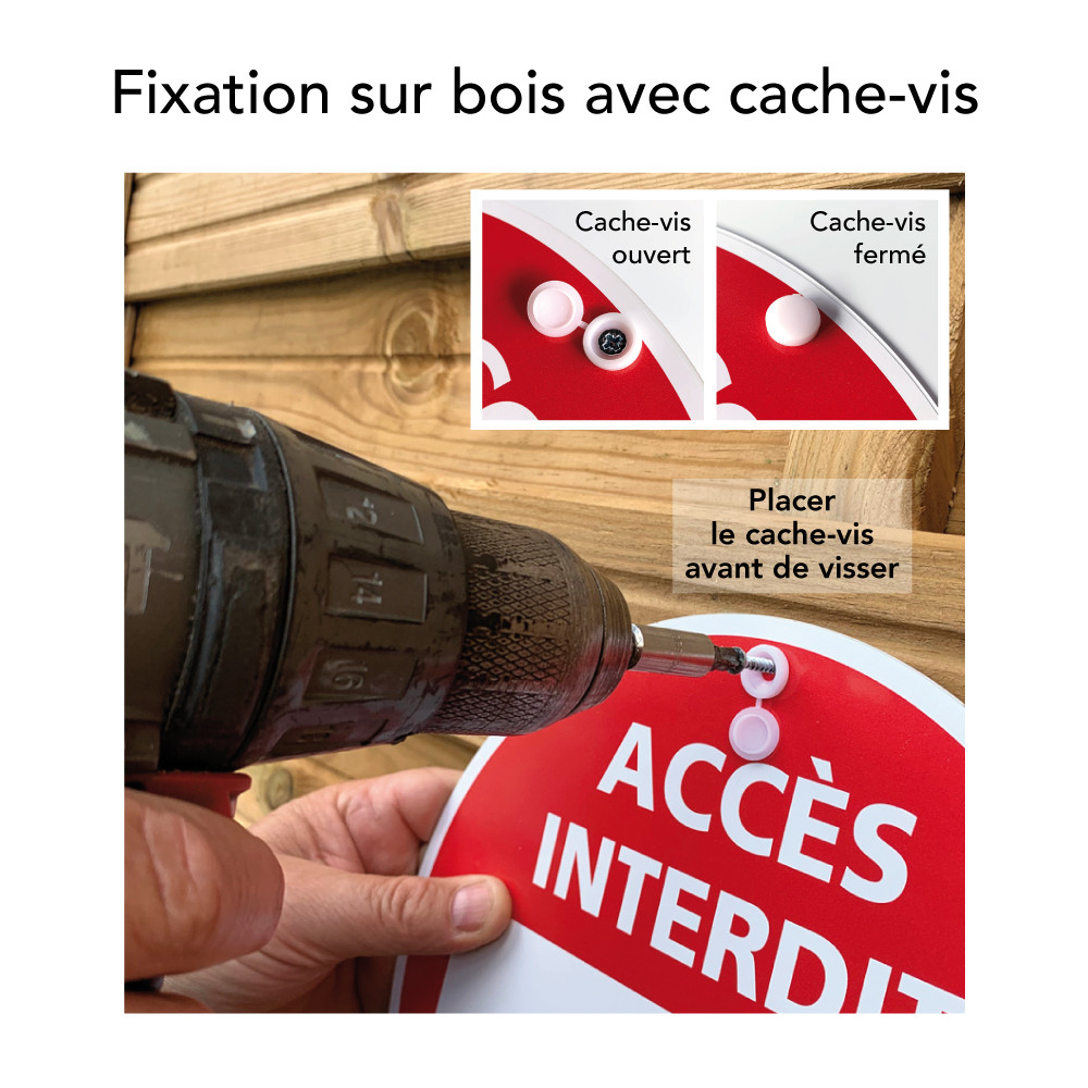 Panneau D'Affichage Licence IV A5 - PVC Rigide Avec Kit Fixation, Protection Anti-UV Fabriqué En France