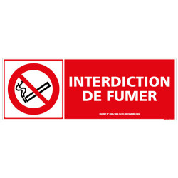 PANNEAU INTERDICTION DE FUMER (N0048)