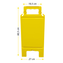 Chevalet de signalisation pliable