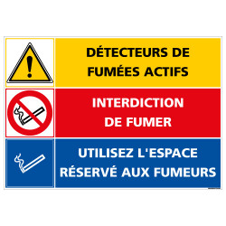 PANNEAU INTERDICTION DE FUMER (N0170)