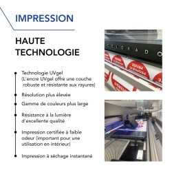 Description impression haute technologie