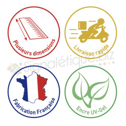 Chevalet de signalisation plastique pliable attention danger de chute