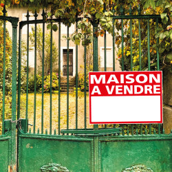 maison a vendre panneau signalisation