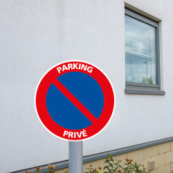 Panneau PARKING PRIVE 300x200mm : : Auto et Moto