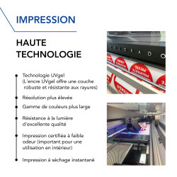 descriptif impression haute technologie panneau a vendre personnalisable