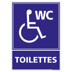 PANNEAU TOILETTES HANDICAPE (G0451)