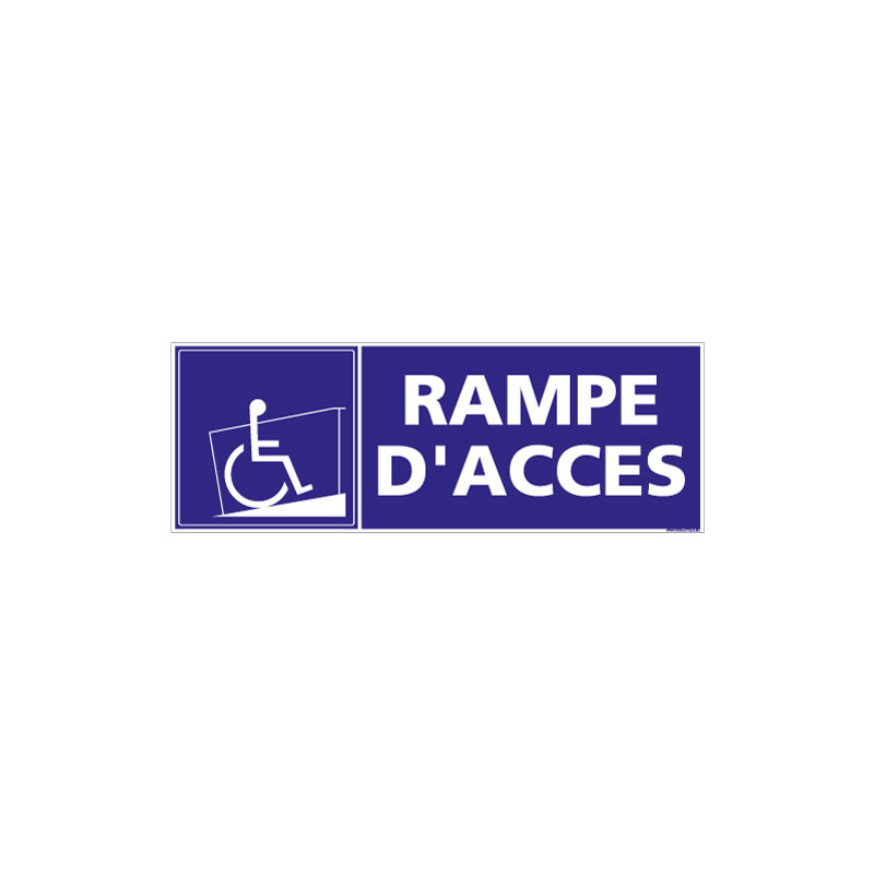 PANNEAU RAMPE D'ACCES (I0181)