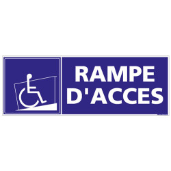 PANNEAU RAMPE D'ACCES (I0181)