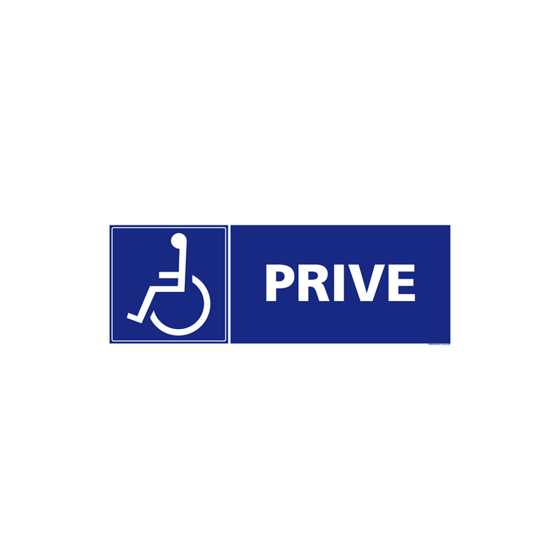 Panneau de signalisation PARKING PRIVE (L0819)