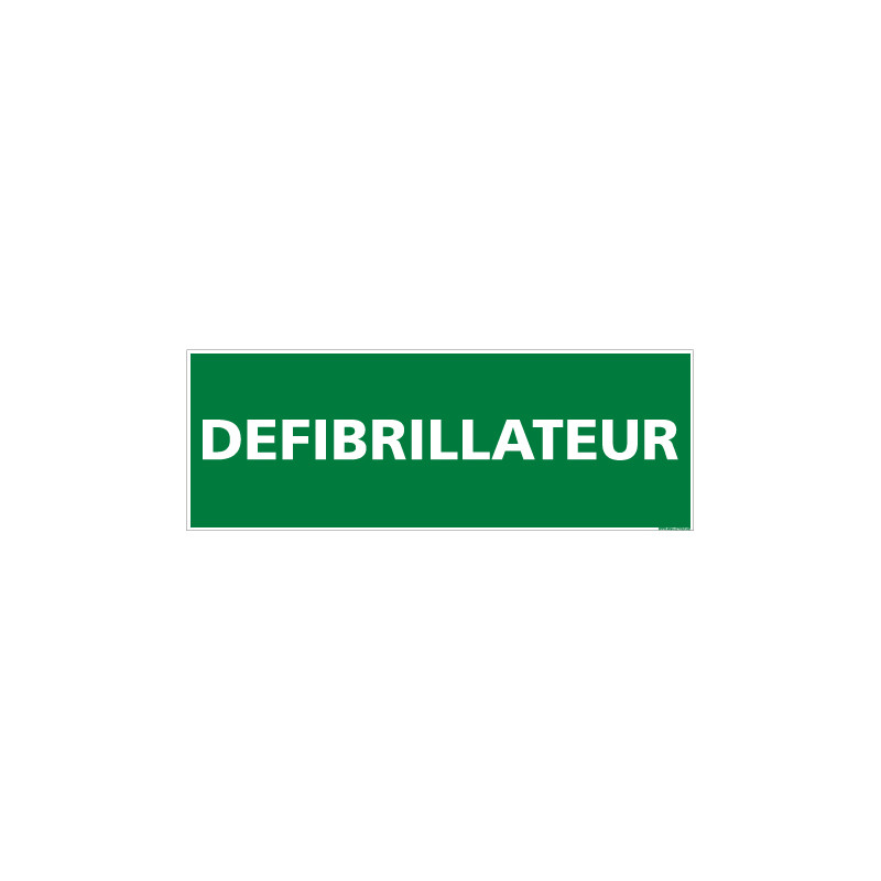 PANNEAU DEFIBRILLATEUR (B0252)