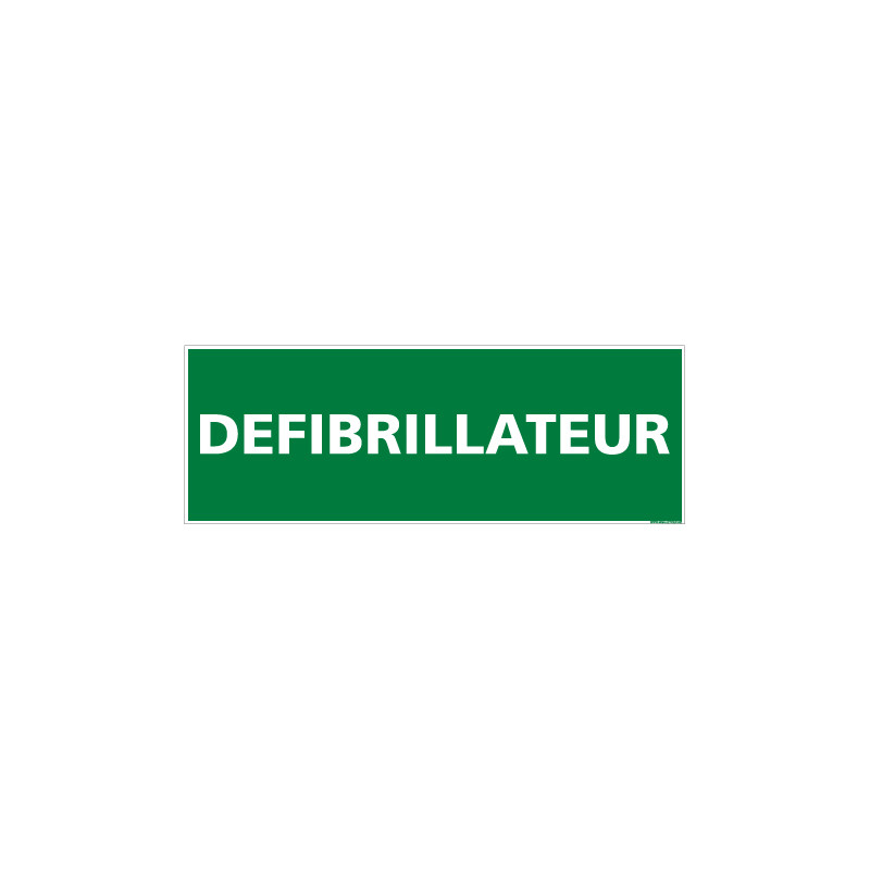 PANNEAU DEFIBRILLATEUR (B0252)