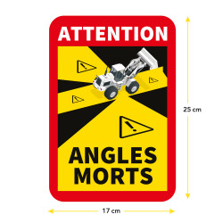 Stickers attention angles morts