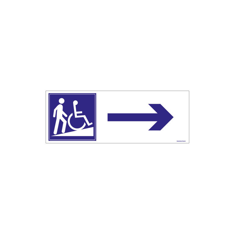 Panneau de signalisation PARKING HANDICAPES (L0940)