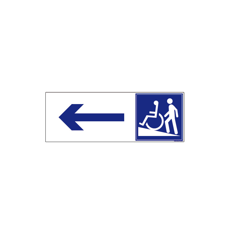 Panneau de signalisation RAMPE D'ACCES (L0941)