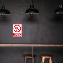 mise en ambiance interdiction de fumer et de vapoter