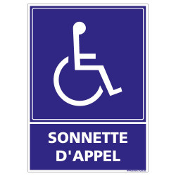 Panneau Sonnette d'appel Rampe d'accès (L0950)