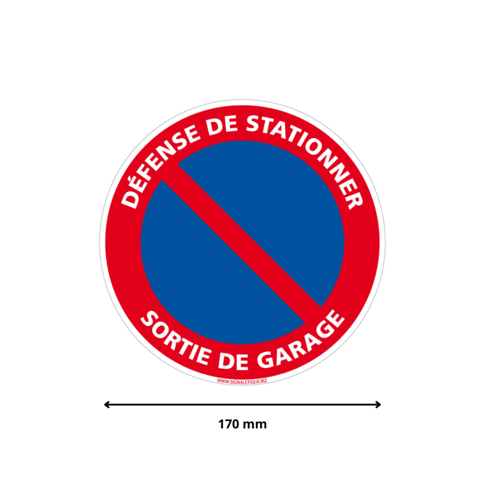 Panneau Interdiction De Stationner, Panneau De Signalisation Taille