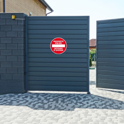 pancarte propriete privee defense d'entrer