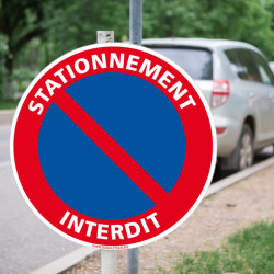 panneau stationnement interdit pvc