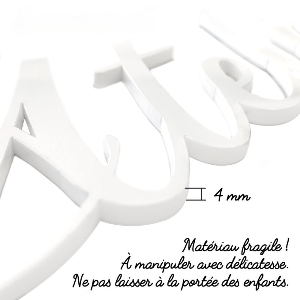 Plaques De Porte 3D En Plexi - Salon, Chambre, Toilettes, Cuisine - Déco Moderne Fabriquée En France