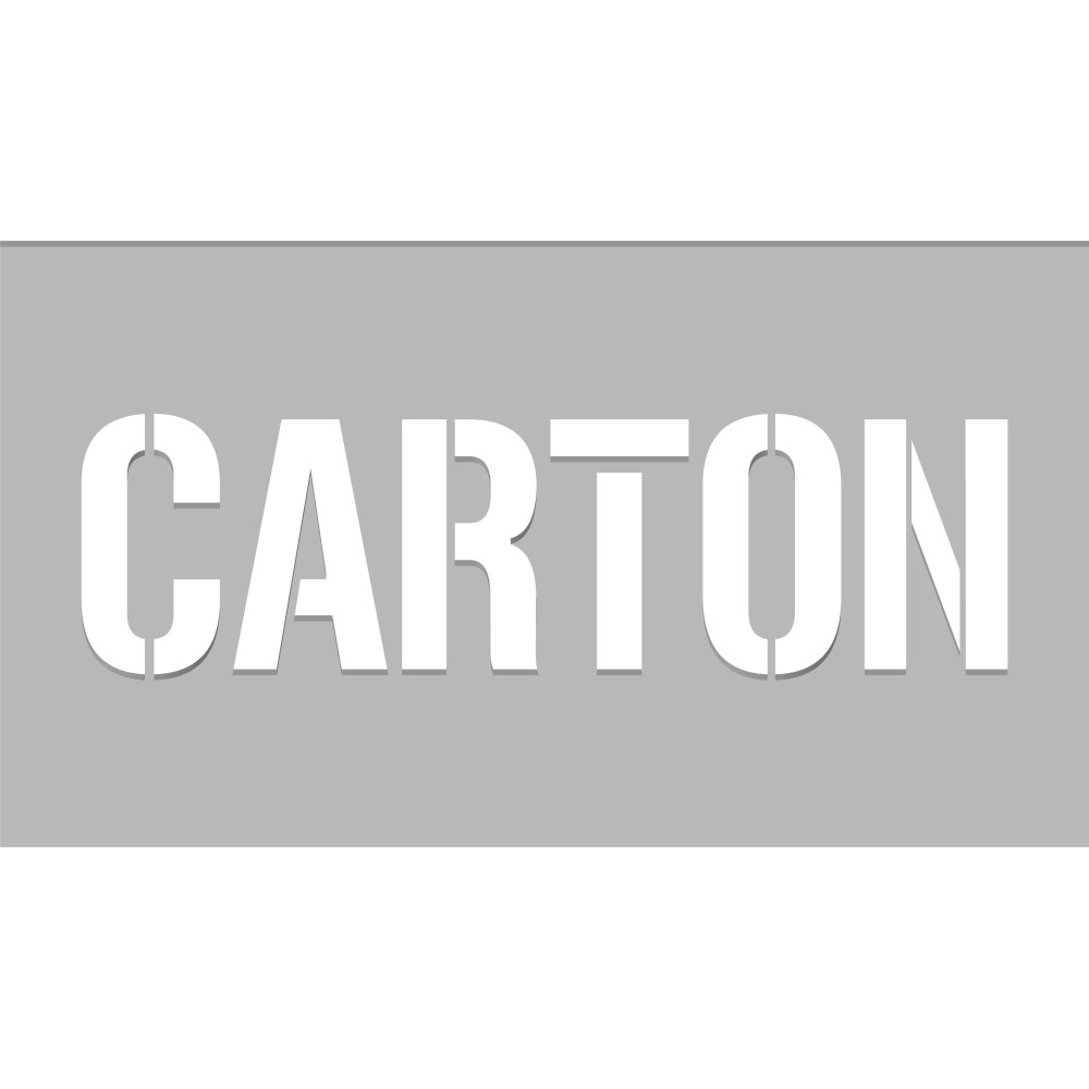 Pochoir carton