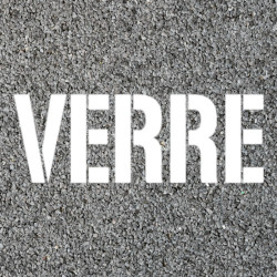 pochoir verre mise en ambiance