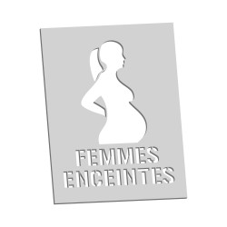MARQUAGE AU SOL FEMMES ENCEINTE AVEC PICTO