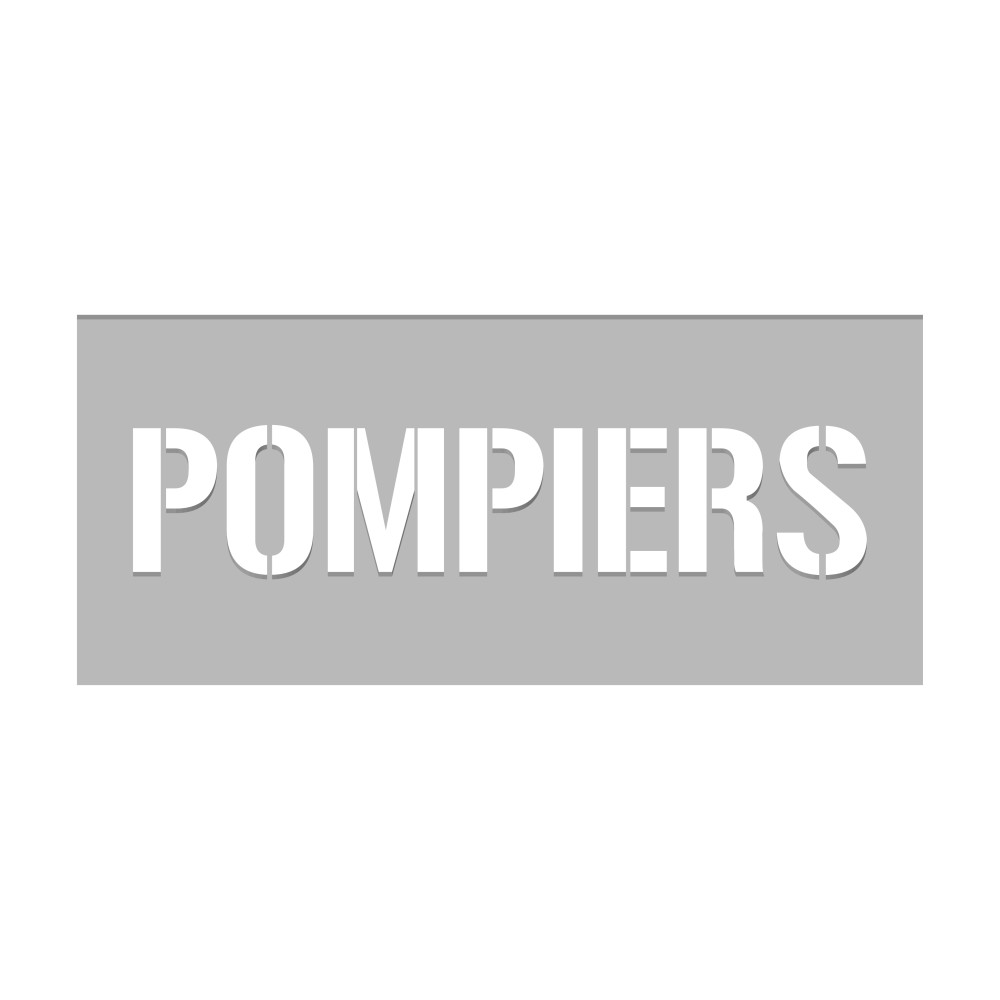 Pochoir pompiers Pochoir pompiers