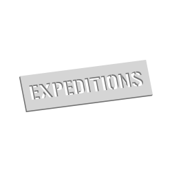 POCHOIR MARQUAGE AU SOL EXPEDITIONS