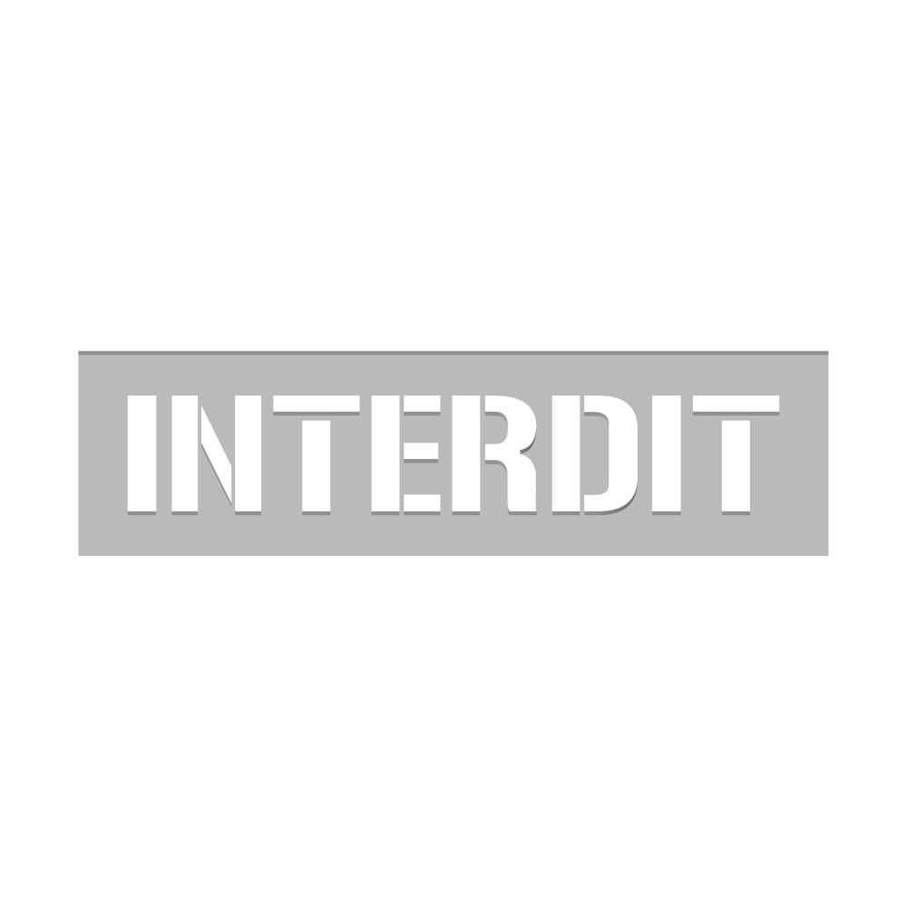 POCHOIR INTERDIT POCHOIR INTERDIT