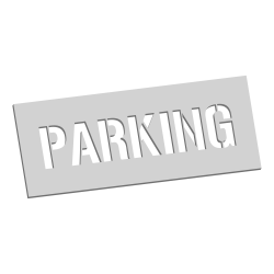 POCHOIR MARQUAGE AU SOL PARKING