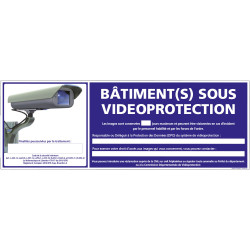 PANNEAU BATIMENT(S) SOUS VIDEOPROTECTION (G0845-LOI-B-NEW)