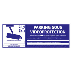 PANNEAU PARKING SOUS VIDEOPROTECTION (G1205)