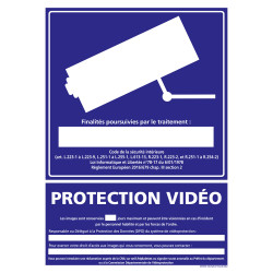 PANNEAU PROTECTION VIDEO (G1218)