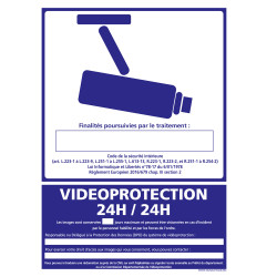 PANNEAU VIDEO PROTECTION 24H/24H (G1230)