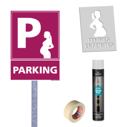 Kit Panneau Pochoir Parking Femmes Enceintes