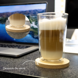 Dessous de verre en MDF