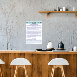 Affichage règles d'hygiène alimentaire