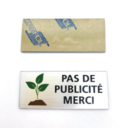 Boîte lettre Pas de publicité merci