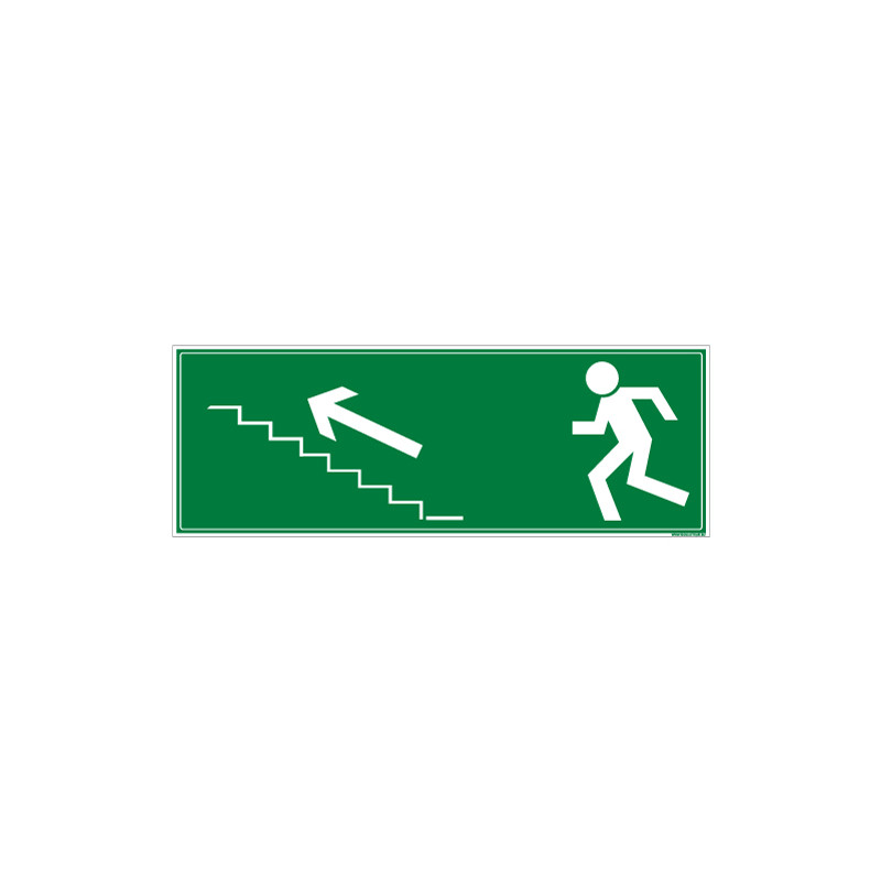 PANNEAU ISSUE DE SECOURS ESCALIER HAUT GAUCHE (B0282) PANNEAU ISSUE DE SECOURS ESCALIER HAUT GAUCHE (B0282)