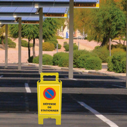 Chevalet de signalisation défense de stationner