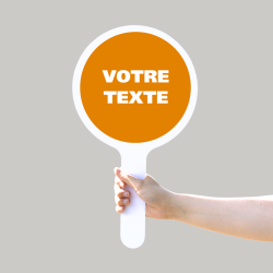 Mise en ambiance raquette orange