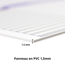 Panneau en PVC 1.5mm