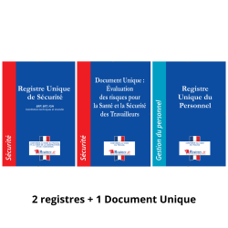2 registres + 1 document unique