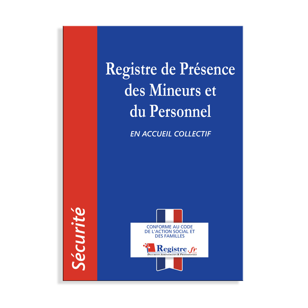 registre de présence des mineurs et du personnel en accueil collectif registre de présence des mineurs et du personnel en accueil collectif